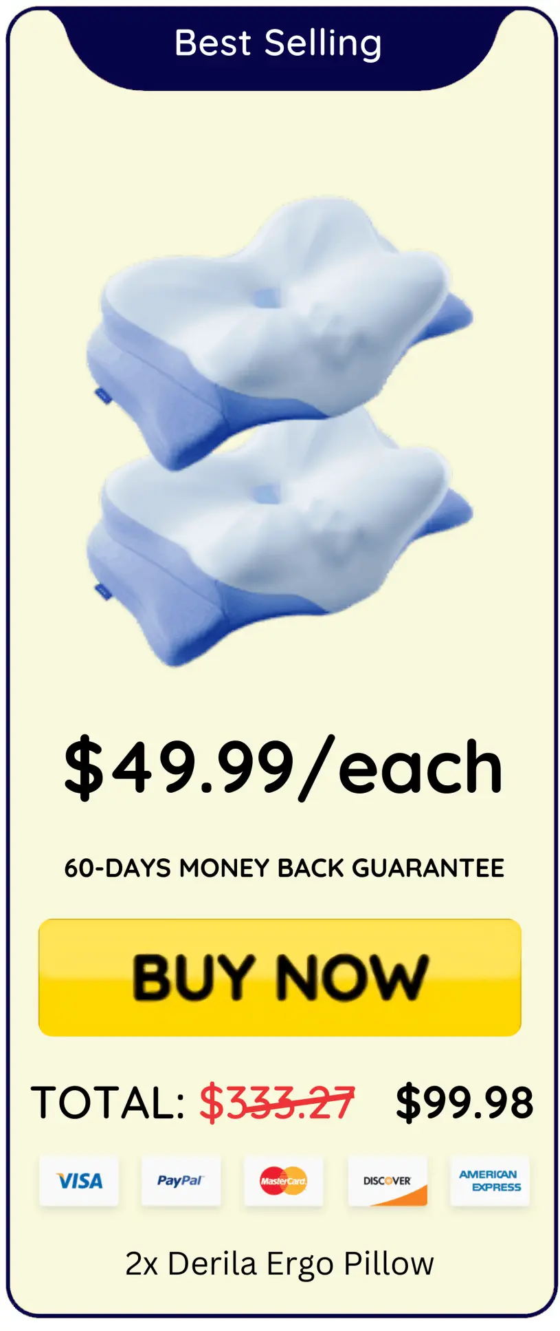 Derila Ergo 2 pillow